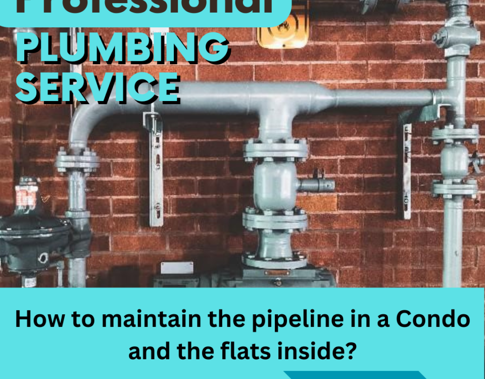How to maintain the pipeline in a Condo and the flats inside