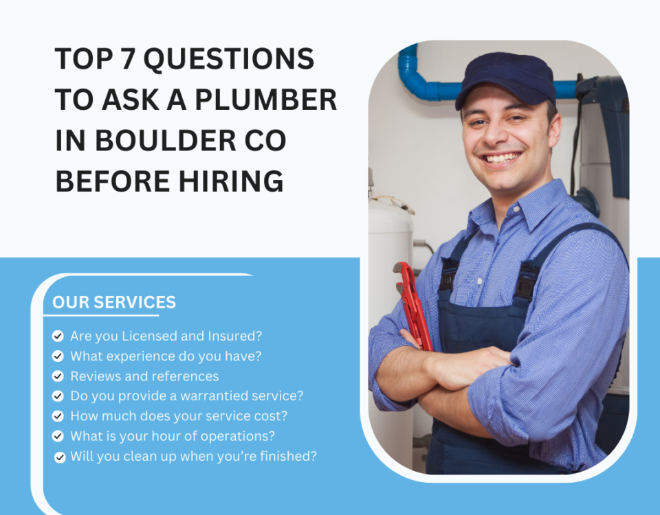 Questions to Ask a Plumber in Boulder CO